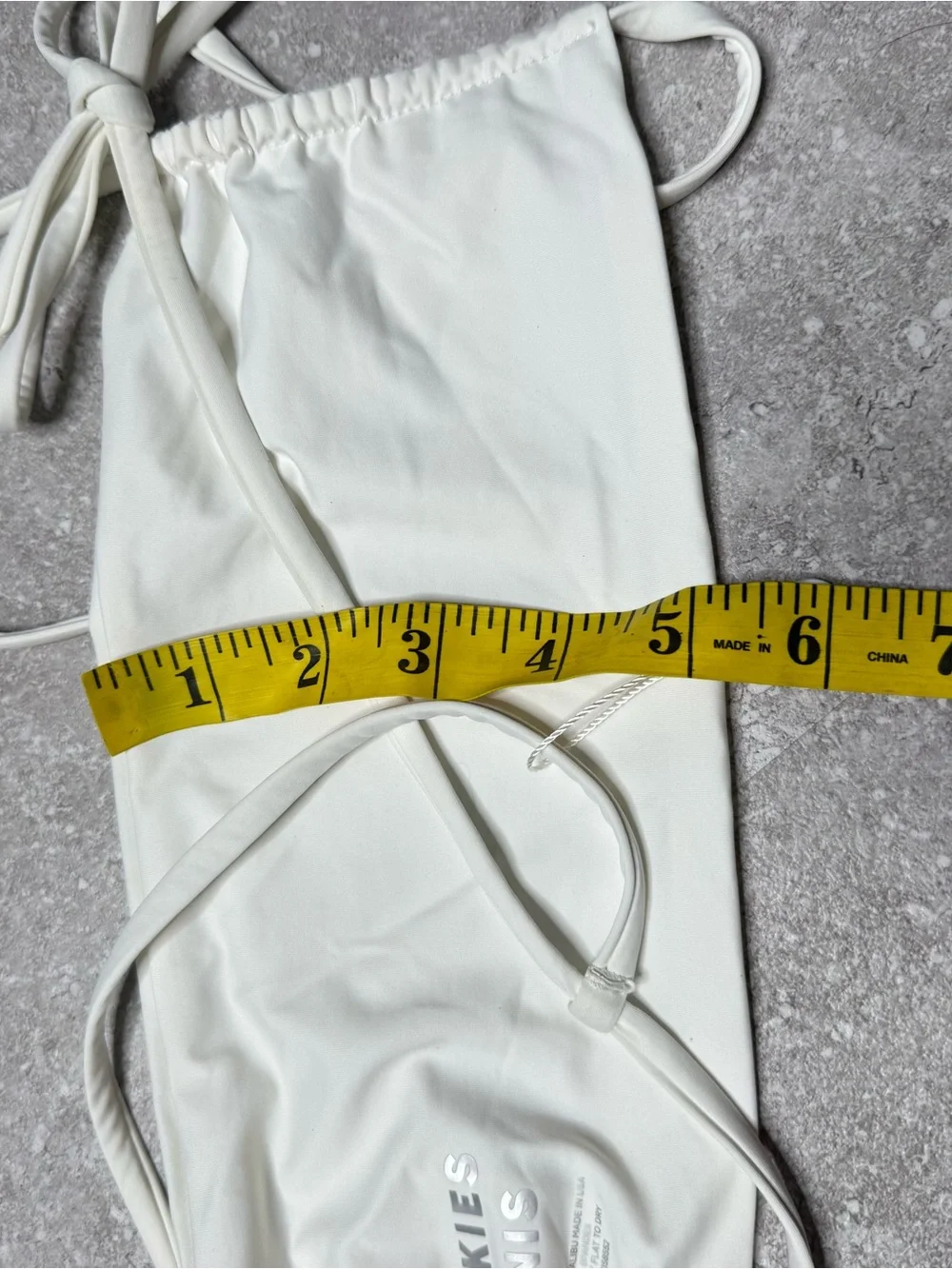 New Revolve Frankie’s Bikinis Kailyn Top in white size medium